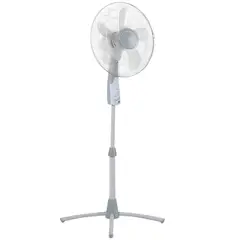 AIROLITE - Ventilador de pedestal 16" blanco/gris