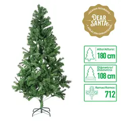 DEAR SANTA - Árbol de Navidad Bavaria 108x180 cm Verde