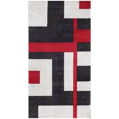 JUST HOME COLLECTION - Alfombra Shuffle 120x170 cm Polipropileno Negro