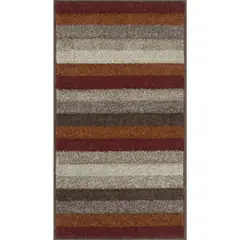 JUST HOME COLLECTION - Bajada de Cama Original Rayas 50x90 cm Multicolor