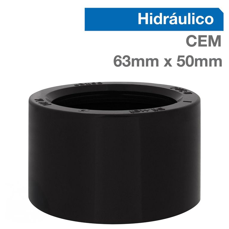 Buje Reducción corta PVC-P Cementar 63mm x 50mm 1u