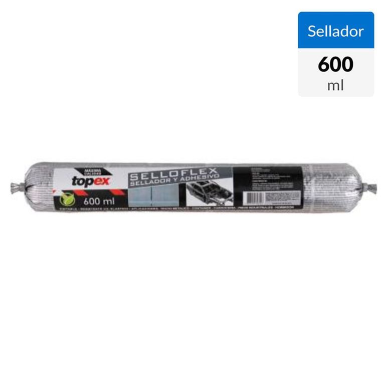 Sellador 600 ml Gris Multiuso Construcción