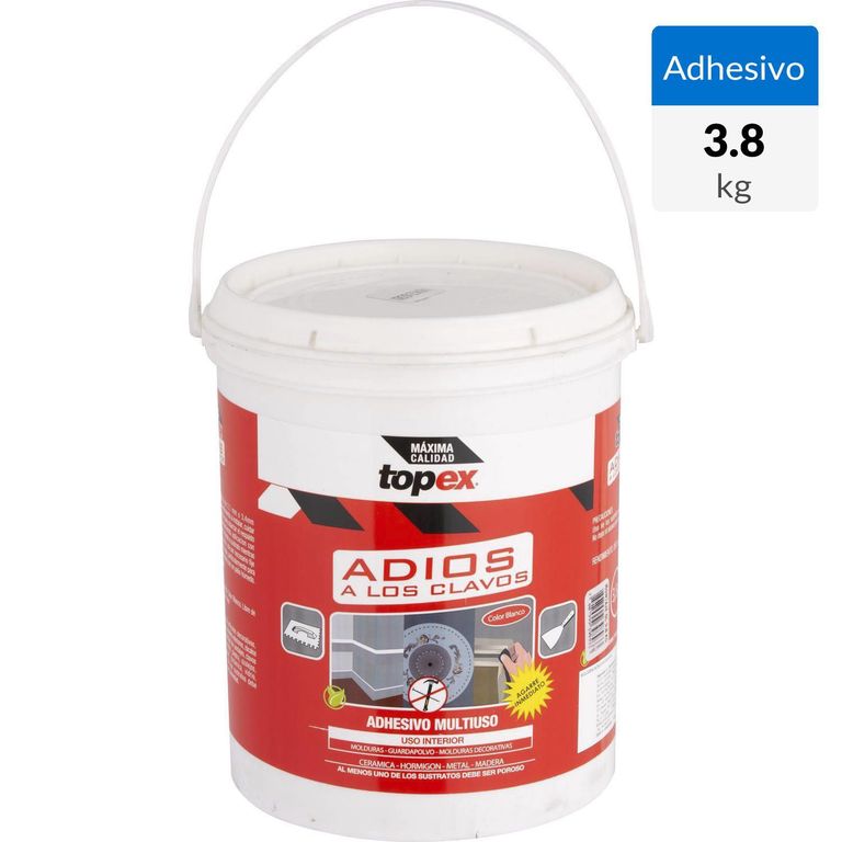Adhesivo de montaje de agarre inmediato 3,8 kg