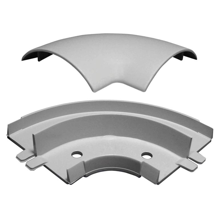Ángulo Plano para Moldura PVC 13 x 6 cm