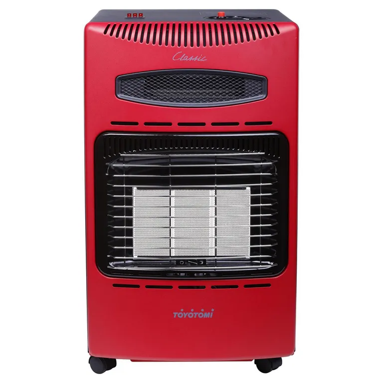 Estufa 15 Kg Híbrida Gas GH-HB62 Burdeo Rojo