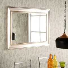 JUST HOME COLLECTION - Espejo Decorativo Rectangular Tachas 78x108cm Plateado