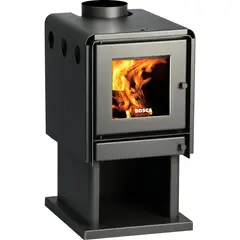 BOSCA - Calefactor Leña Limit 360 Negro