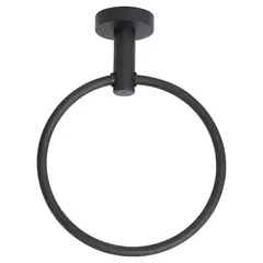 SENSI DACQUA - Toallero tipo argolla negro