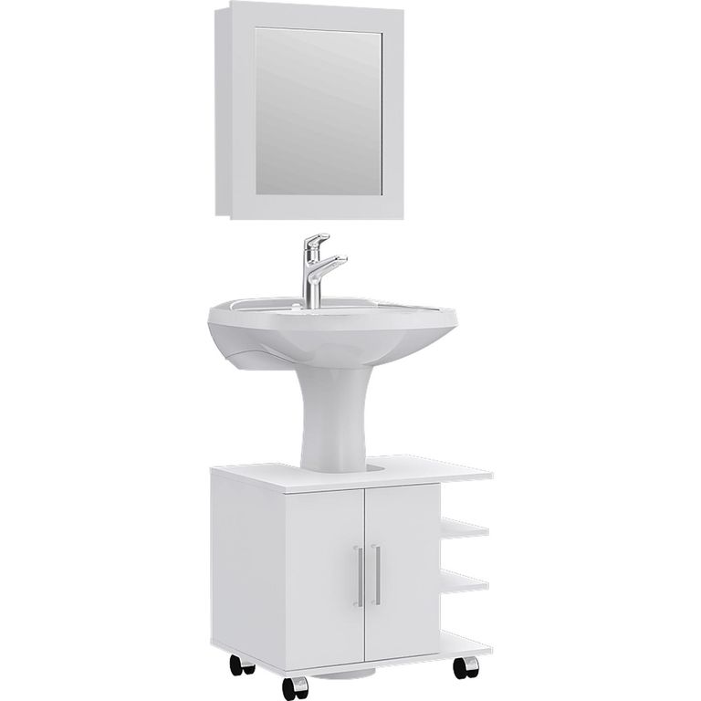 Botiquín Bath 47-B Optimizadores Lavamanos Big Bath Blanco