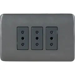 SCHNEIDER ELECTRIC - Enchufe 10 A Gris oscuro