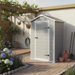 KETER - Bodega para jardín Manor Gris 196x128x103 cm