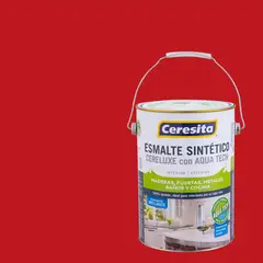 CERESITA - Esmalte Sintético Brillante 1 galón(es) Rojo Bermellón