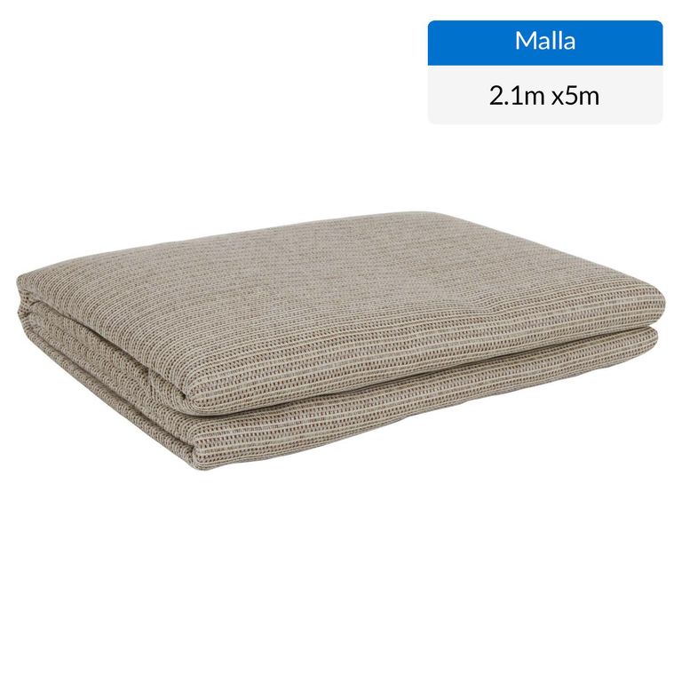 Malla monofilamento 5 x 2.10mt beige