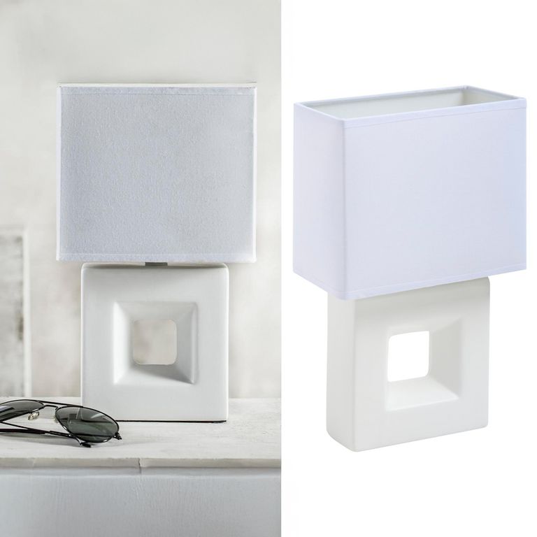 Lámpara Mesa Cerámica CERAM QUAD x29 cm