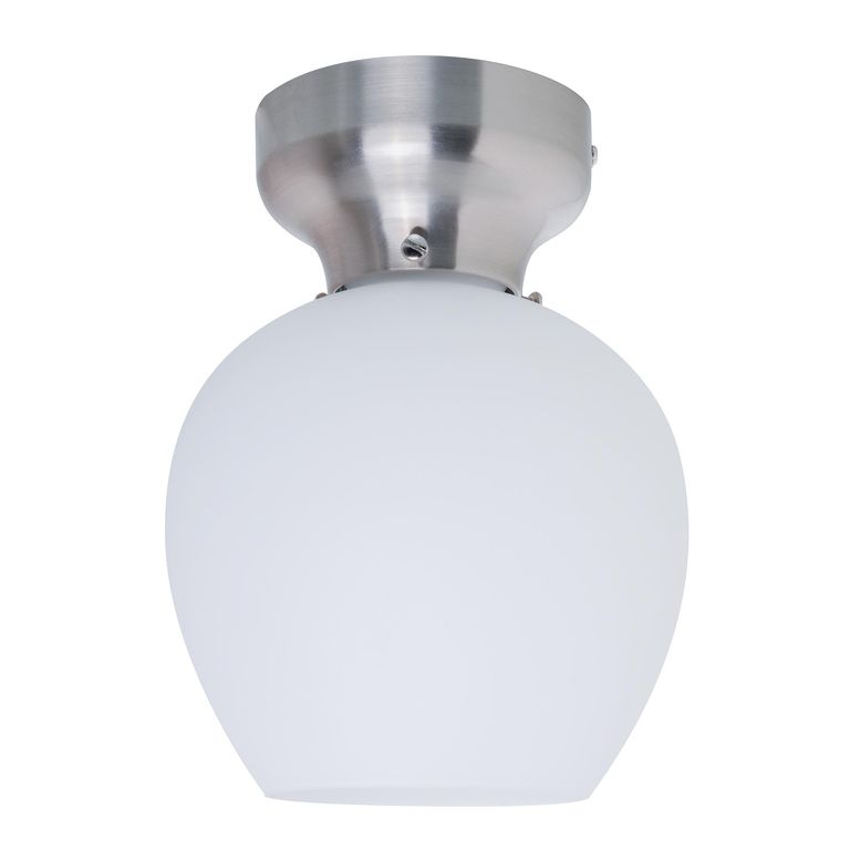Lámpara Techo Vidrio Blanco