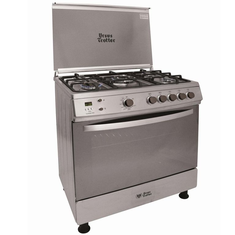 Cocina a Gas 5 Platos Inox EURO80 PRO GL
