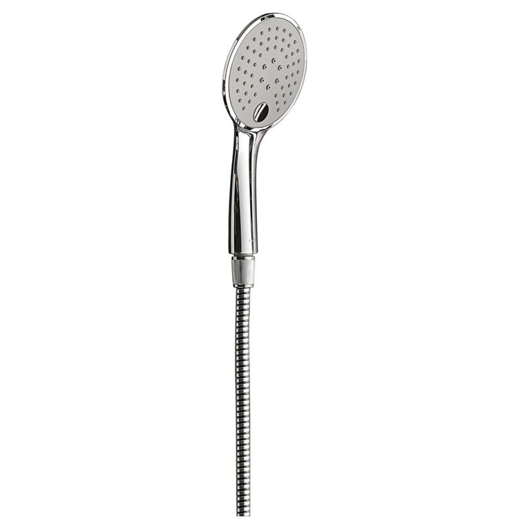 Juego de ducha con flexible plástico cromo