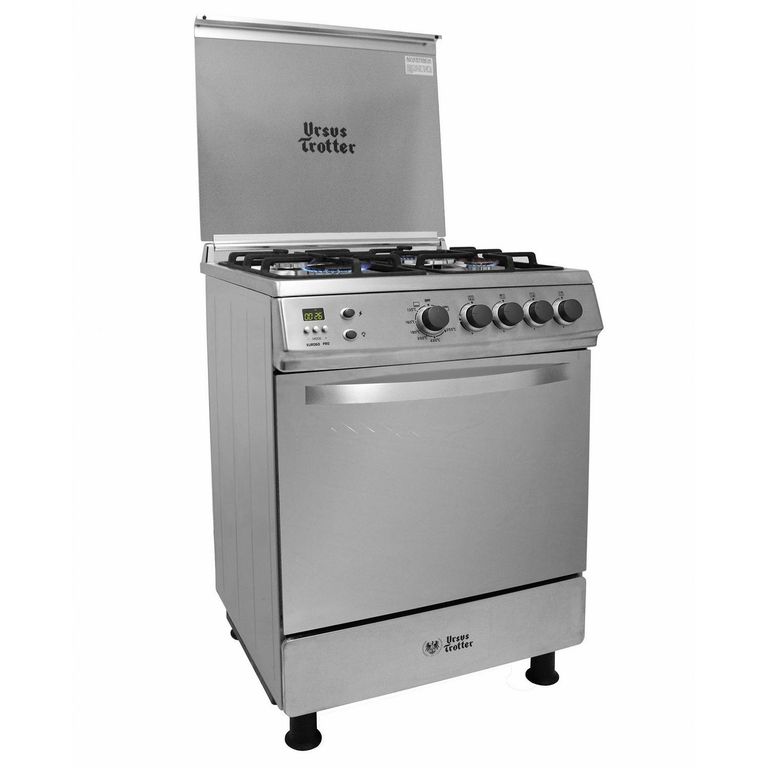 Cocina a Gas 4 Platos Inox EURO 60 PRO GL