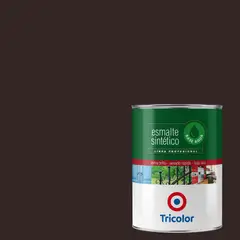 TRICOLOR - Esmalte Sintético 0.25 galón(es) Brillante Café