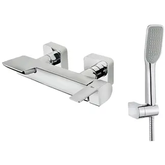 TEKA - Monomando para ducha plateado