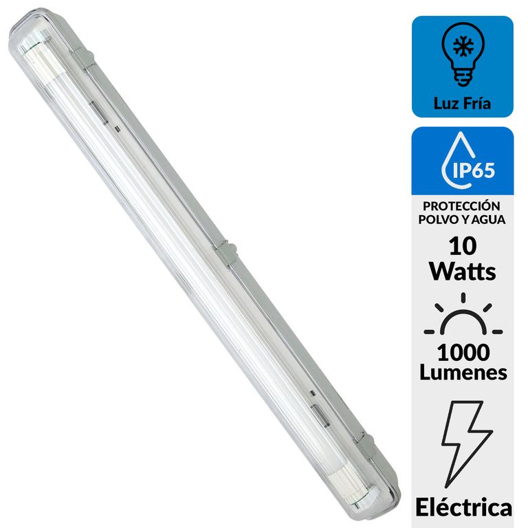 Equipo estanco led 1x10W