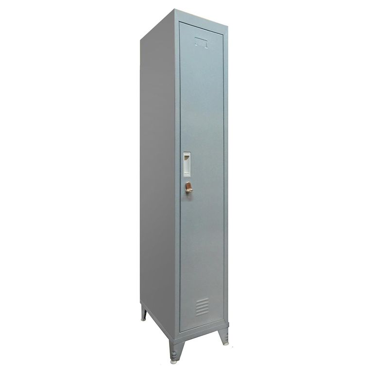 Locker con Portacandado 1 Puerta(s) 1 Repisa(s) 50x166x29 cm Gris