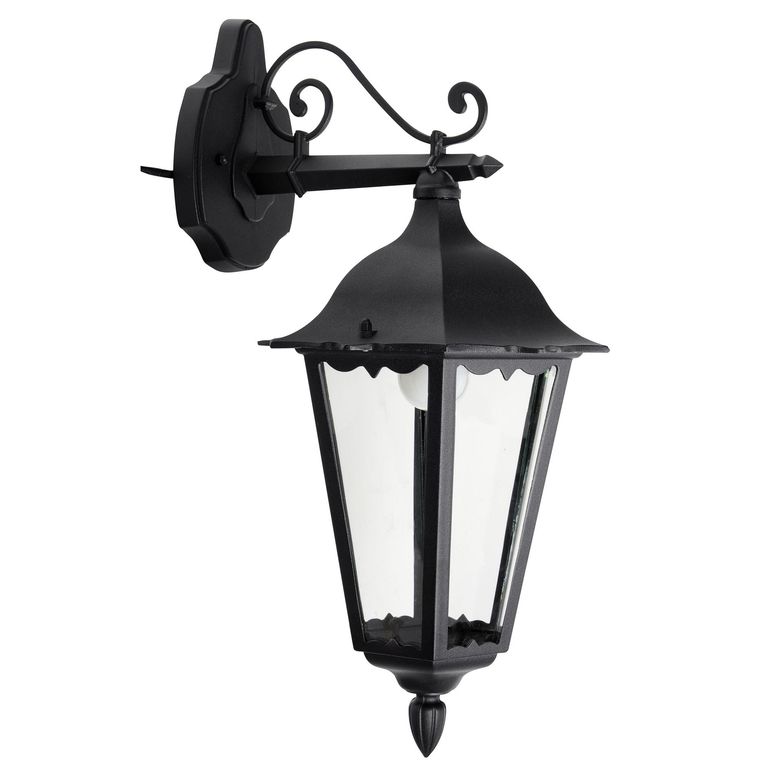 Farol colgante 100 W negro