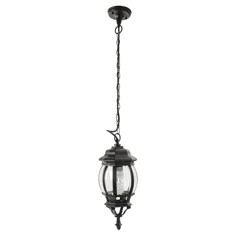 Farol colgante 100 W negro