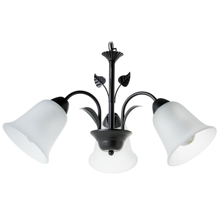 Lámpara Colgante Leaf Metal Negro