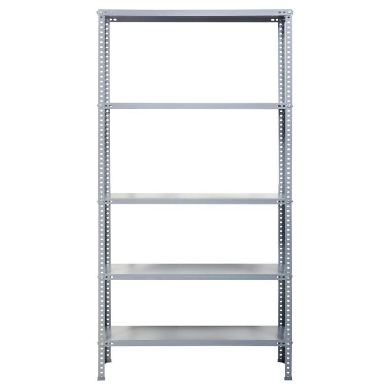 Estante Bricolor Metal 5 Nivel(es) 90x180x40 cm Gris
