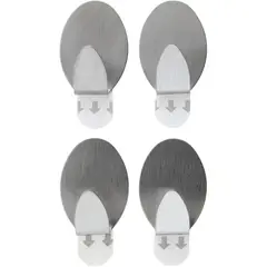 FIXSER - Ganchos pequeños 4 acero inoxidable