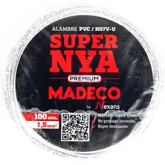 MADECO - Alambre NYA Premium 1x1,5 mm2 Blanco 100 metro(s)