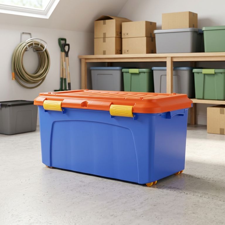 Baúl Organizador 80.8x39.2x43.3 cm 90 l Colores