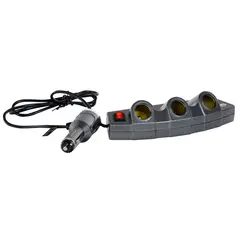 AUTOSTYLE - Cargador triple USB 12 V negro