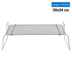 KARSON - Parrilla a Carbón Portátil Plegable Acero Galvanizado