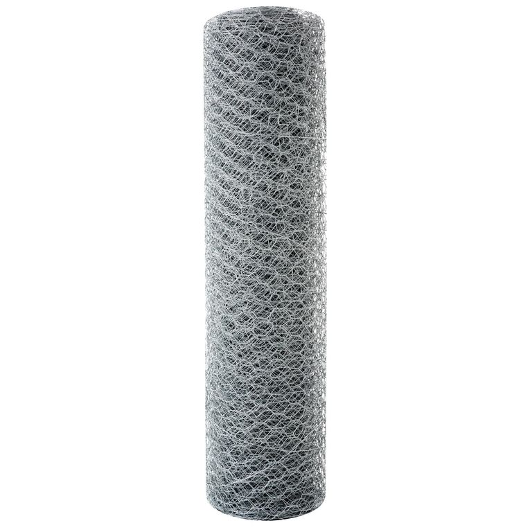 0.6x25 m Malla 3/4'' hexagonal galvanizada
