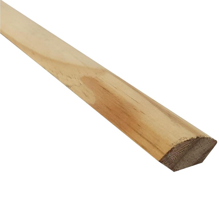 Moldura 1/4 Rodón Pino Finger Natural 20 mm 2x300 cm