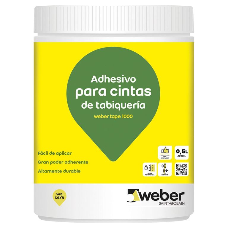 500cc Pasta adhesiva para cinta de fibra de vidrio