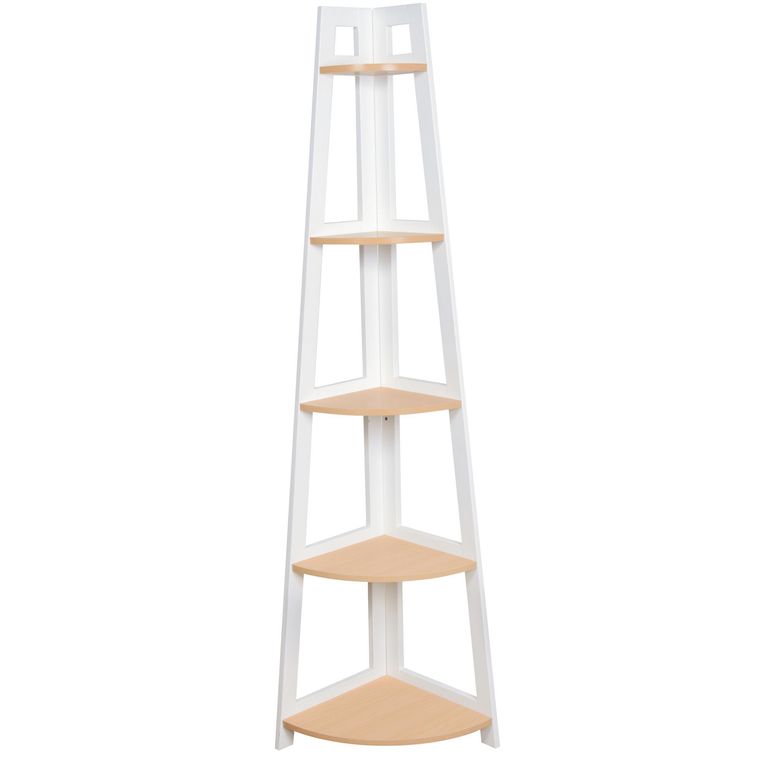 Estante Madera 5 Nivel(es) 36x170x36 cm Blanco