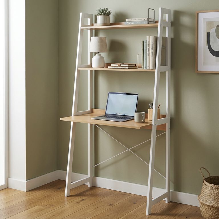 Estante Madera 3 Nivel(es) 80x1.7x45 cm Blanco