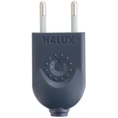 HALUX - Enchufe macho volante 2P negro