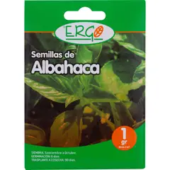 ERGO - Semilla Albahaca 1 gr Sachet