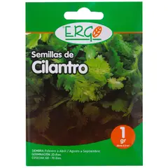 ERGO - Semilla Cilantro 1 gr Sachet