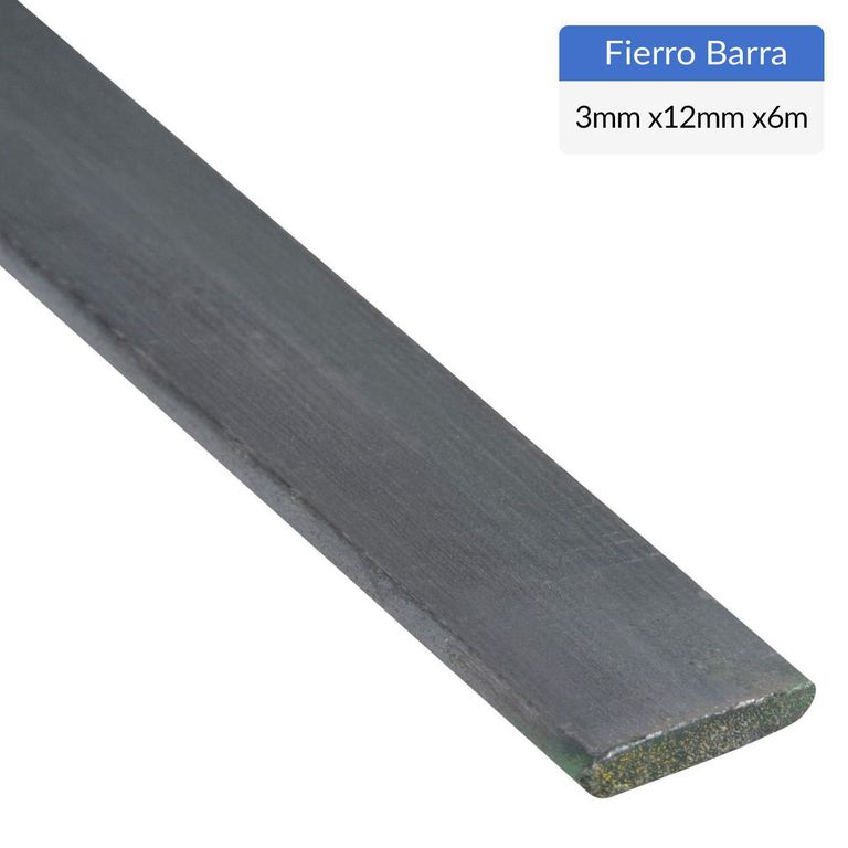 Fierro plano Acero 3x12 mm 6 m