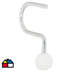 DECO EXPRESS - Set de ganchos bola metal y cerámica