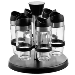 JUST HOME COLLECTION - Set 6 especieros con rack 20 cm