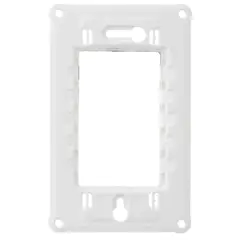 SCHNEIDER ELECTRIC - Placa Modular 3 Módulos Con Soporte - Blanco Orion