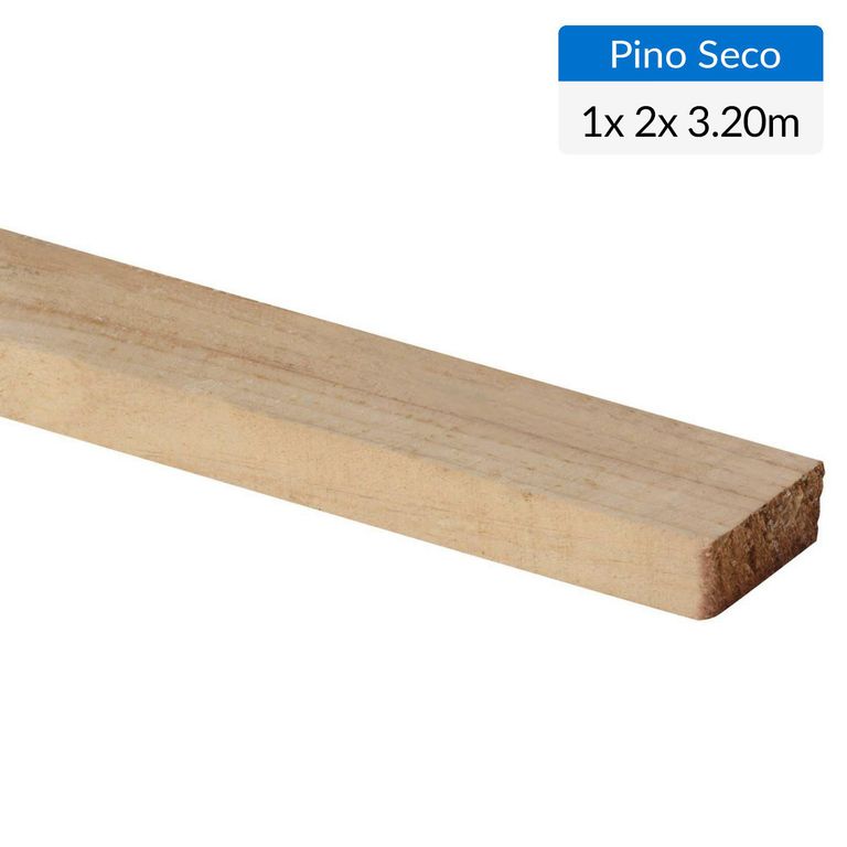 Pino Dimensionado Seco 1x2 3,2 m