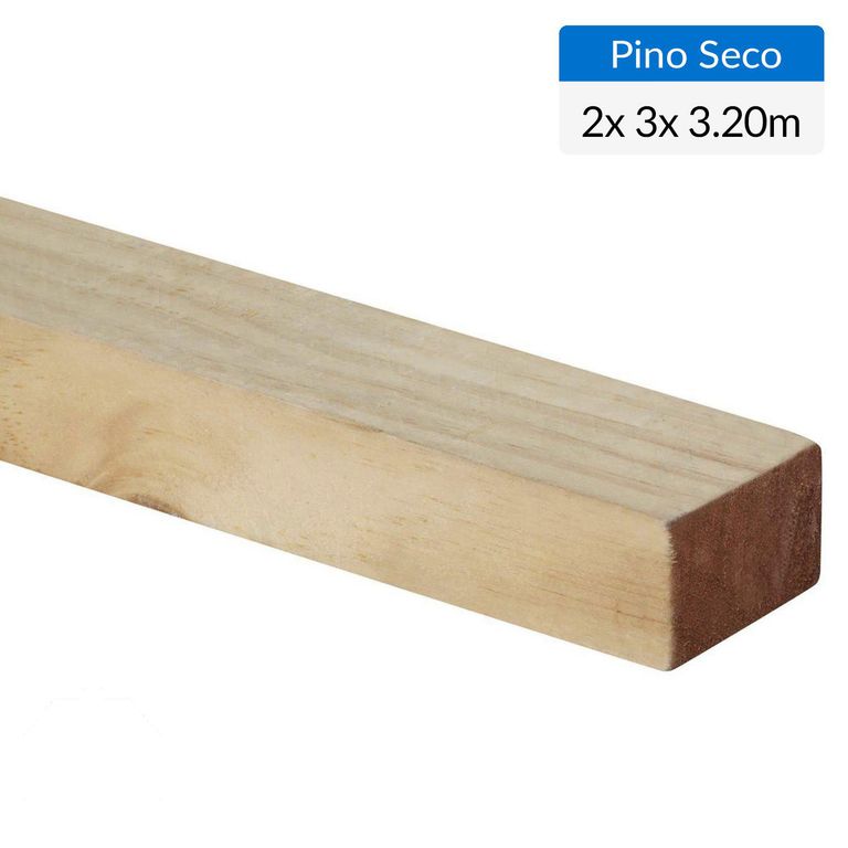 Pino Dimensionado Seco 2x3 3,2 m