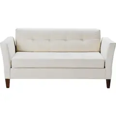HOMY - Sofá 2 cuerpos Londres 170x84x76 cm Crudo